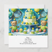 テニスの少年の誕生日 セーブザデート (正面)