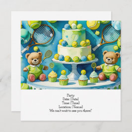 テニスの少年の誕生日 セーブザデート