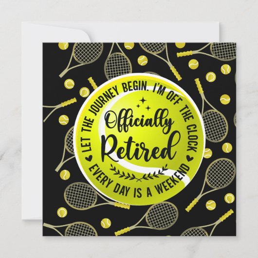 テニスの引退（選手とファン） カード (正面)