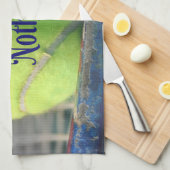 テニスの愛は何も意味しない!やる気を起こさせるおもしろい キッチンタオル (四つ折り)