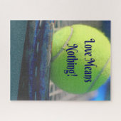 テニスの愛は何も意味しない!やる気を起こさせるおもしろい ジグソーパズル (横)