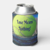 テニスの愛は何も意味しない!やる気を起こさせるおもしろい 缶クーラー (缶正面)