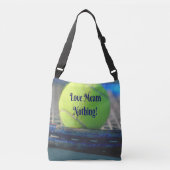 テニスの愛は意味がない！ やる気を起こさせるおもしろい クロスボディバッグ (正面)