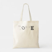 テニスの愛 – テニスファンテニス選手ギフトテニス トートバッグ (裏面)