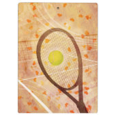 「テニスの愛」女子テニス クリップボード (裏面)