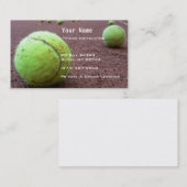 テニスの指示 名刺 (正面/裏面)