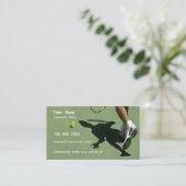 テニスの指示 名刺 (スタンド正面)