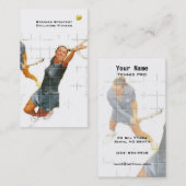 テニスの指示 名刺 (正面/裏面)