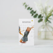 テニスの指示 名刺 (スタンド正面)