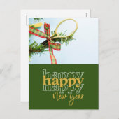 テニスの新年 シーズンポストカード (正面/裏面)