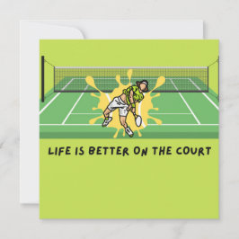 テニスの方がコートの方が上手 カード
