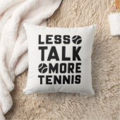 テニスの方が話が少ない クッション (ブランケット)