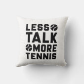 テニスの方が話が少ない クッション (裏面)