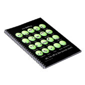 テニスの気分のポスター ノートブック (右側)