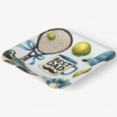 テニスの父の日のパーティーまたは誕生日をテーマ ペーパープレート (傾斜あり)