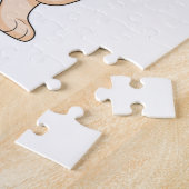 テニスの犬とテニスボール ジグソーパズル (側面)