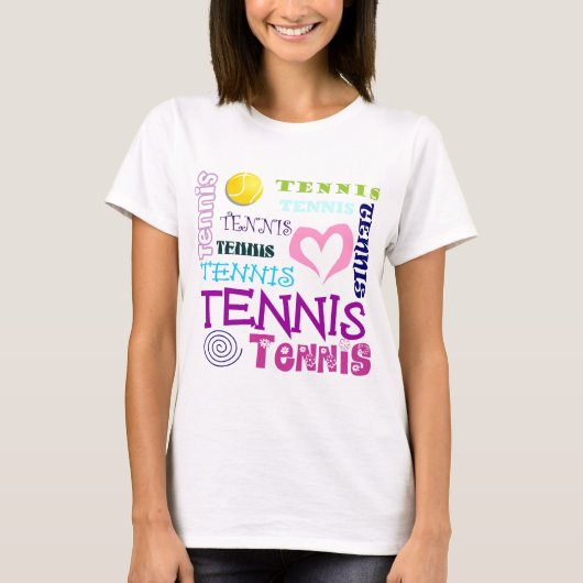 テニスの繰り返すこと Tシャツ (正面)