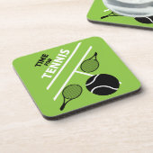 テニスの芝生選手 コースター (左側)