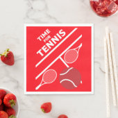 テニスの芝生選手 スタンダードランチョンナプキン (インサイチュ)