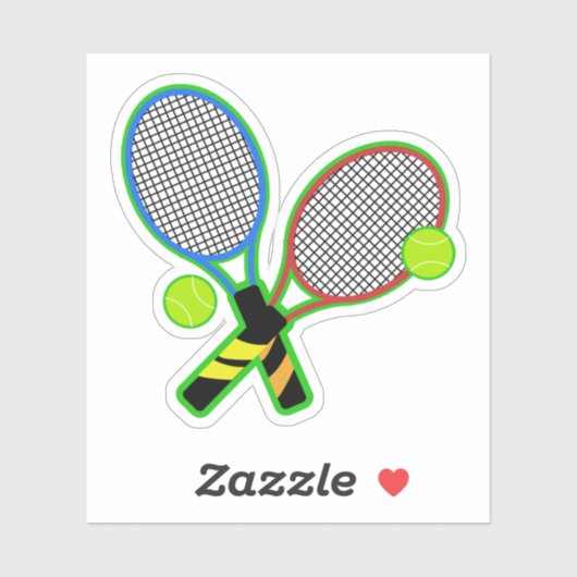 テニスの試合 シール (シート)