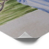 テニスの試合 ポスター (角)