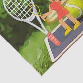 テニスの誕生日とビールとマママラケット 薄葉紙 (詳細)