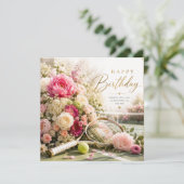 テニスの誕生日と花 (スタンド正面)