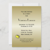 テニスの誕生日パーティー招待状（出欠確認付き） 招待状 (裏面)