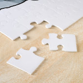 テニスの象とテニスラケット ジグソーパズル (側面)