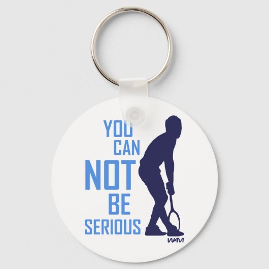 テニスの賛辞 キーホルダー (正面)