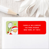 テニスの返送先住所の休日ラベル ラベル (インサイチュ)