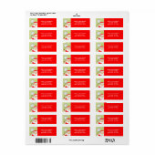 テニスの返送先住所の休日ラベル ラベル (フルシート)