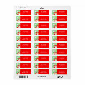 テニスの返送先住所の休日ラベル ラベル (フルシート)