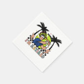 テニスの退職したパーティー退職選手 スタンダードカクテルナプキン (角)