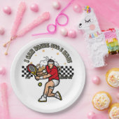 テニスの退職したパーティー退職選手 ペーパープレート (パーティー)