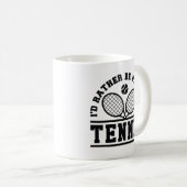 テニスの遊方が好い コーヒーマグカップ (正面右)