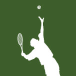 テニスの選手がサーバーを打つ Tシャツ<br><div class="desc">テニスの試合でテニスボールを出すテニス選手。</div>
