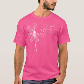 テニスの選手のためのWo Dandelionテニスラック Tシャツ