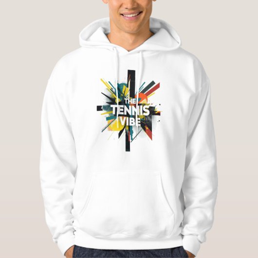 テニスの雰囲気 Hoodie パーカ (正面)
