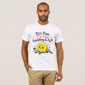テニスの面白いフレーズ Tシャツ (正面フル)