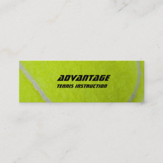 テニスのInstructor_yellowのけば スキニー名刺