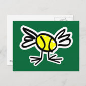 テニスはがきを郵便で送る ポストカード (正面/裏面)