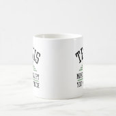 テニスはそんなに嬉しくはない コーヒーマグカップ (中央)