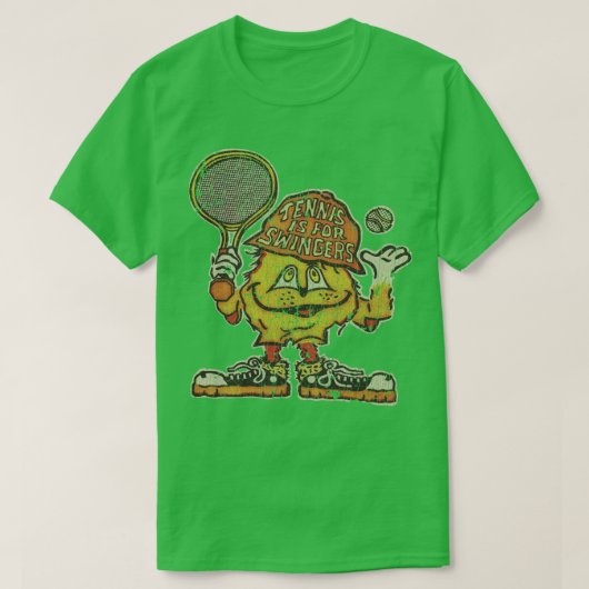 テニスはスウィングース向け Tシャツ (デザイン正面)