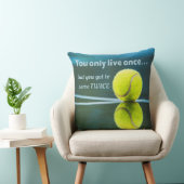 テニスは一度ライブで2回、テニスボール、コート クッション (椅子)