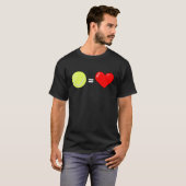 テニスは愛である Tシャツ (正面フル)