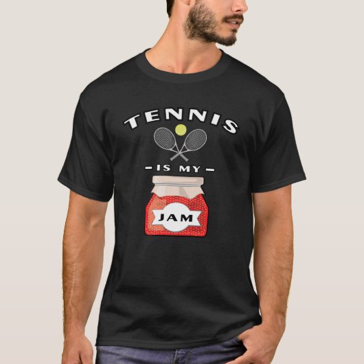 テニスは私のジャムだ Tシャツ (正面)