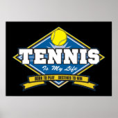 テニスは私の人生だ ポスター (正面)