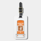 テニスは私の薬だ ラゲッジタグ (正面縦)