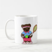 テニスは試合だ… コーヒーマグカップ (左)